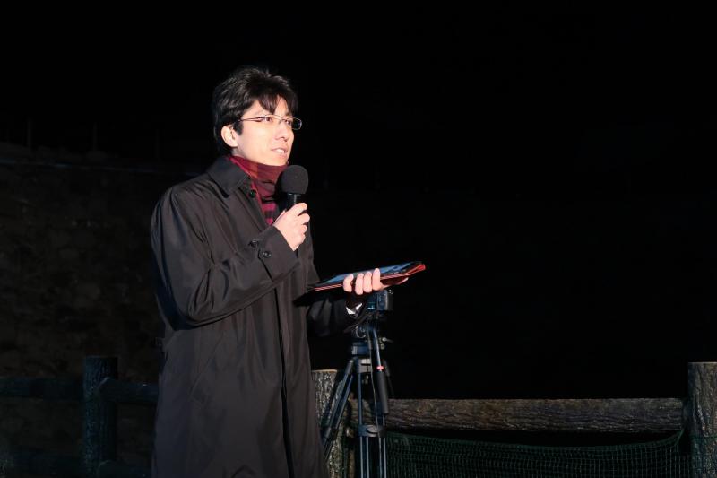 郡山城天守台プロジェクションマッピング