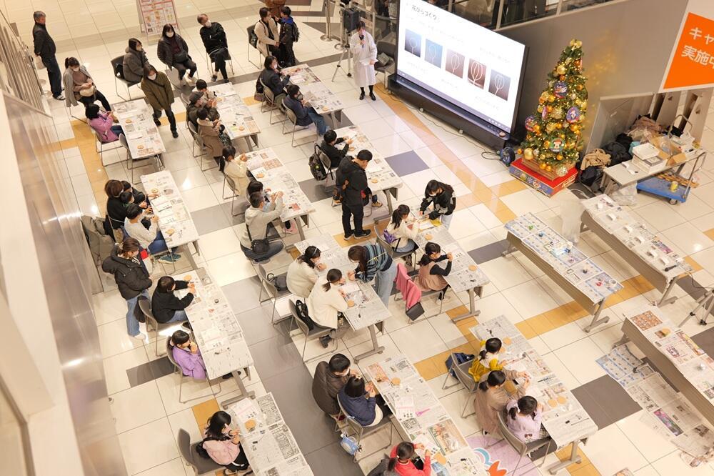 女子高専生による小中学生のための公開講座～フラワーライト作り～