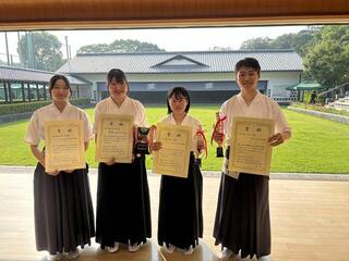 第58回近畿地区高等専門学校弓道大会において弓道部が優勝！！