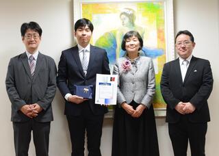 本校学生が日本高専学会 研究奨励賞 優秀賞を受賞