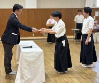 弓道部員が大和郡山市　第75回市民スポーツ大会において第二位！