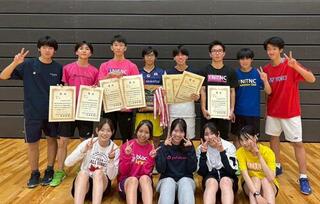 バドミントン部が第63回近畿地区高等専門学校体育大会で優勝しました！