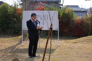 高専制度創設60周年・奈良高専創立60周年記念植樹式