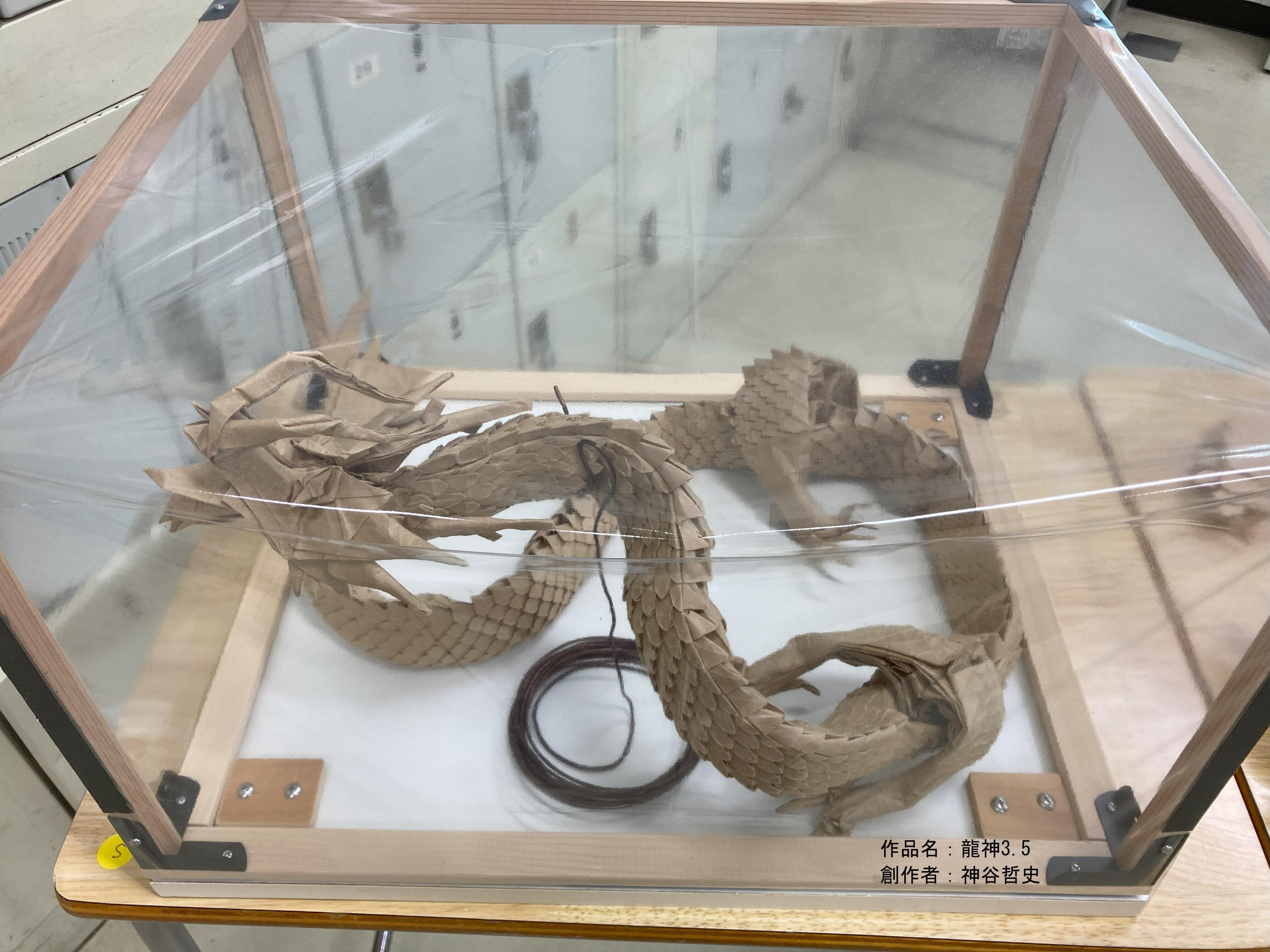 高専祭にて折り紙の展示