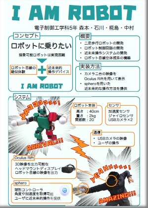 I  AM  ROBOT活動報告　2014年発表